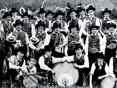 Gruppenfoto mit den Musikern